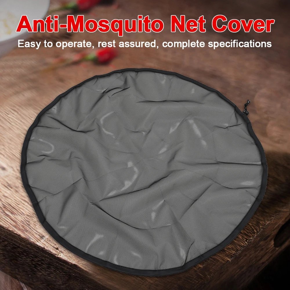 

Сетчатая защитная сетка для сада 60-100 см, от комаров и насекомых, для защиты от дождя, для ведер и емкостей для воды