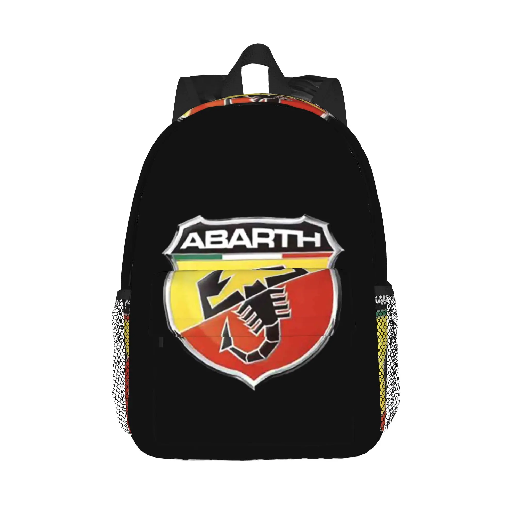 Abarth C Cool Print Backpack Hot Sale Daypack Large Capacity Boys Girls BookBag Shoulder Bags for Men Women School Bag