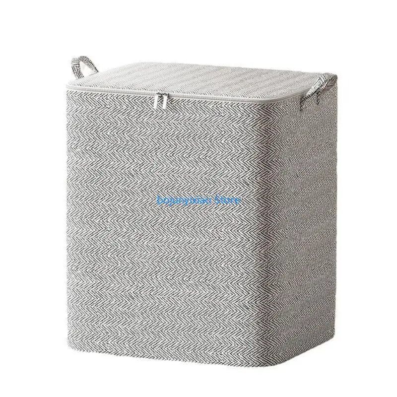 

900B Gray Quilt Storage Bag Thicken Waterproof Dustproof Clothes Toy Storage Wardrobe Home Supplies Storage Bag