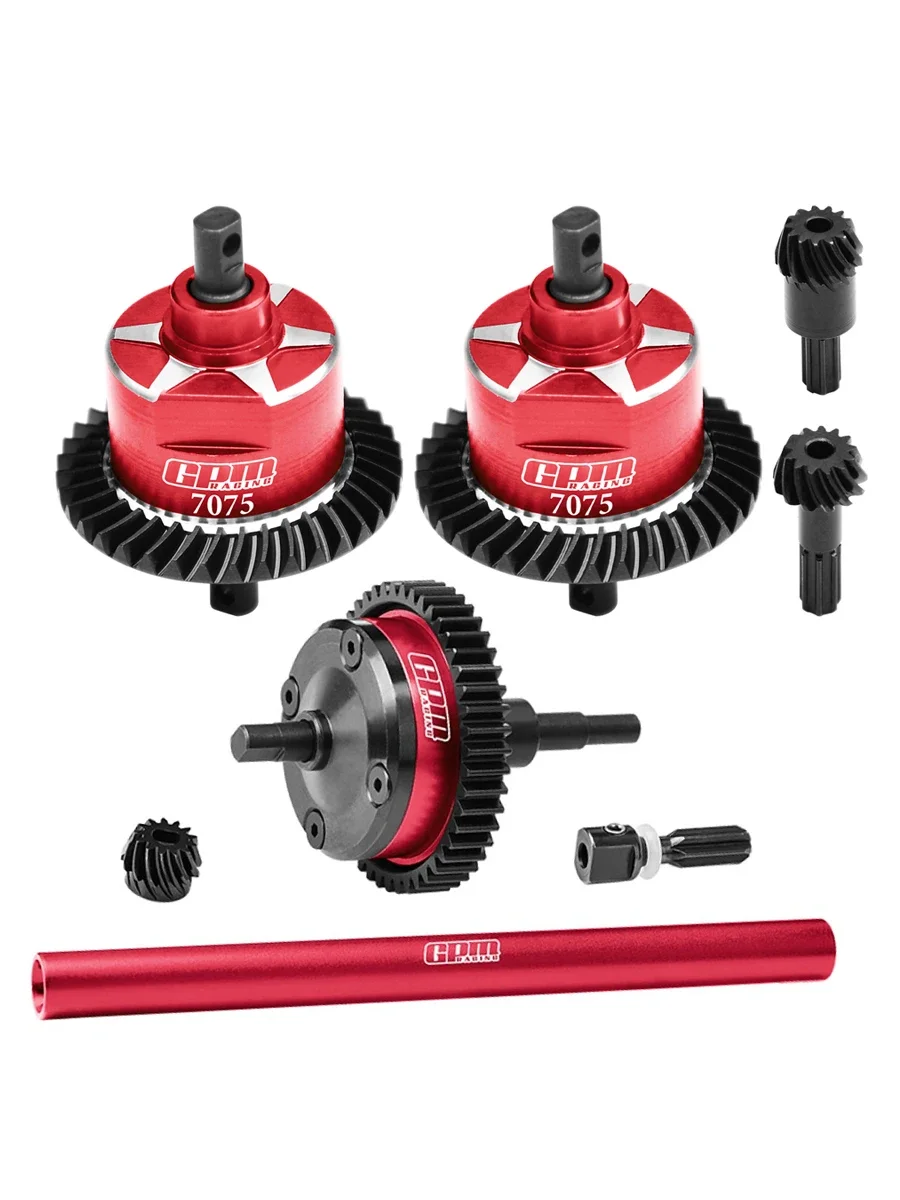 GPM Metaal Staal Voor Midden Achter Differentieel 10780 10760 10760R 10757X voor TRAXXAS Mini Maxx 107154-1 Mini XRT 108076-1 RC Auto - afbeelding 2