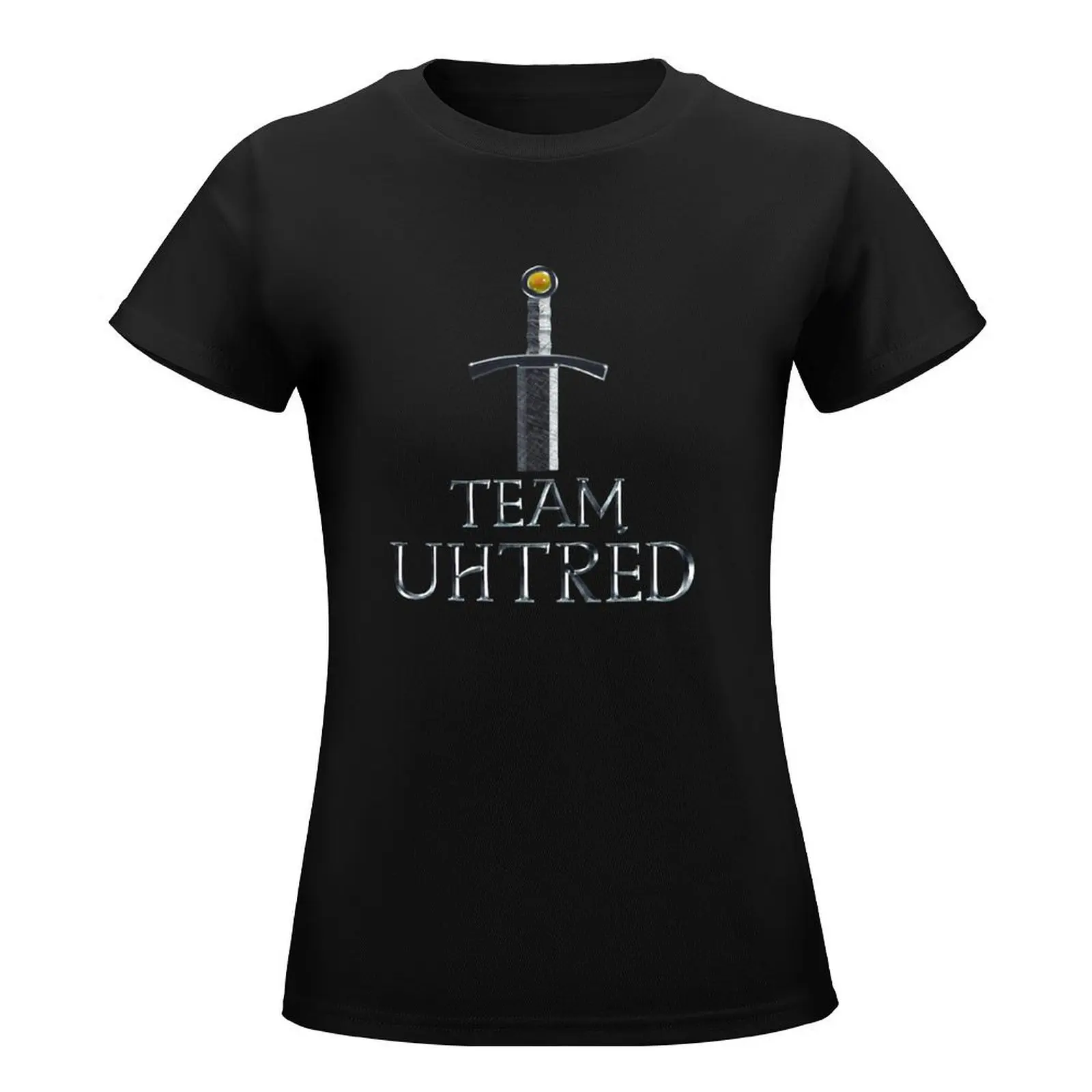 Fan Art - Team Uhtred T-Shirt vintage clothes Blouse aesthetic clothes Short sleeve tee white t-shirts for Women