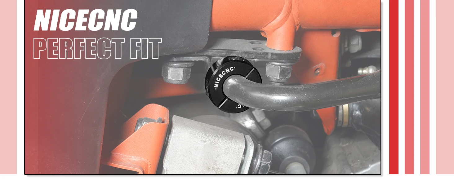 NICECNC Klemmringe für die vordere Stabilisatorstange für Can Am Maverick X3 R 4x4 DPS Turbo 2017-2021. Befestigt den Klemmring. UTV-Zubehör. – Detail 17