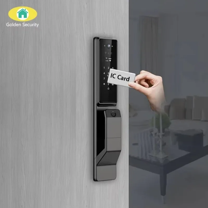 X6 3D Face Recognition Smart Video Door Lock Key Card Digital Ip65 Waterproof Tuya Cloud Wifi Fingerprint Electric Lock