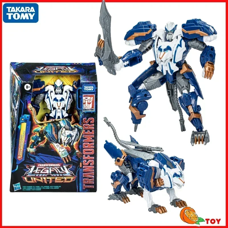 In Stock Transformers Toy Legacy United Voyager Prime Universe Thundertron Anime Figures Robot Toys Action Figure Gifts Hobbies