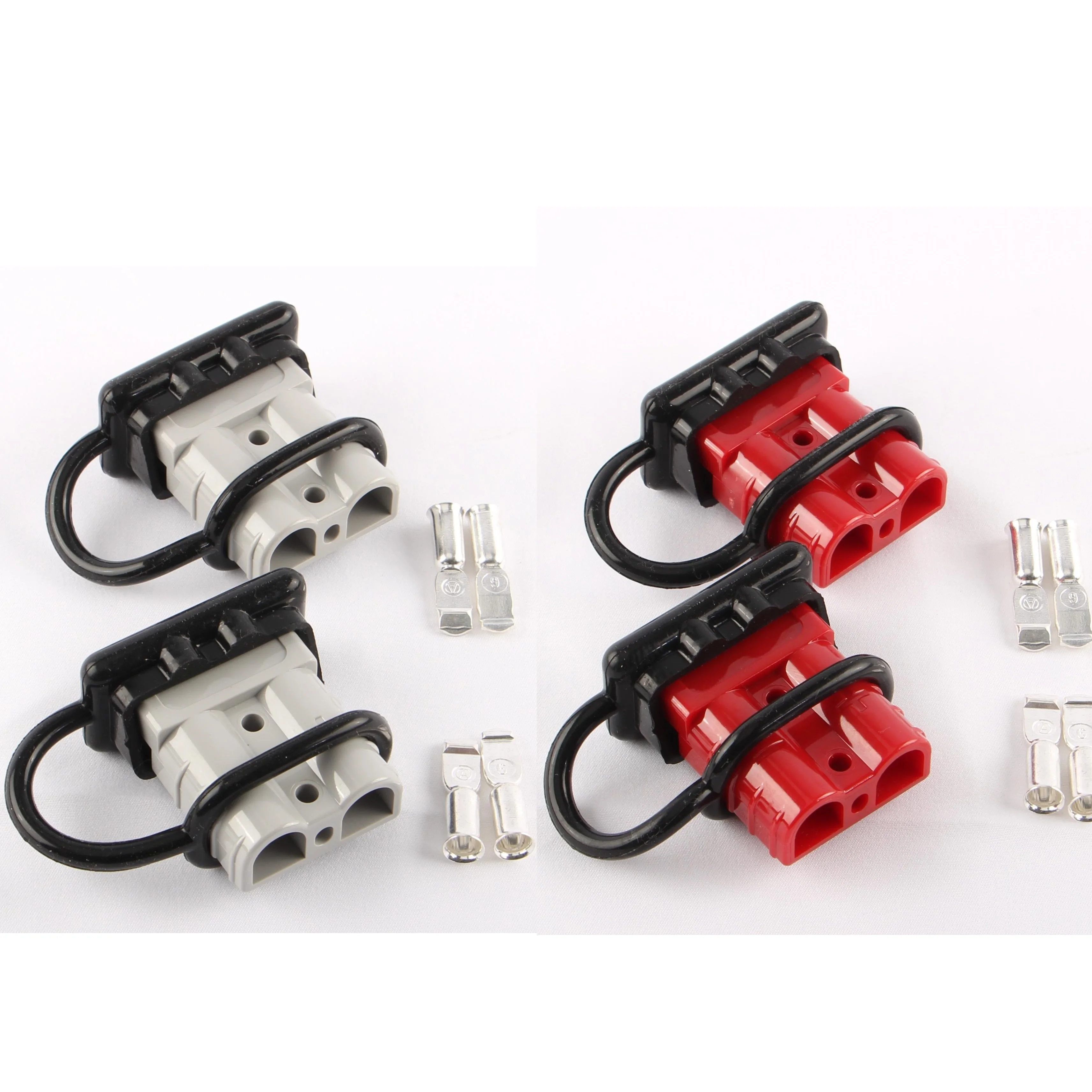 

2/4Pack 50A/175A For Anderson Harness Plug Kit 12V-24V Battery Quick Connect/Disconnect For Car,ATV,Golf cart, electric tricycle