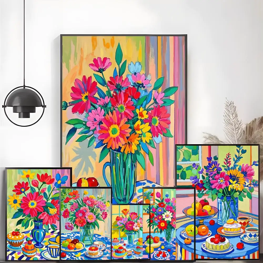 Dopamine Afternoon Tea Poster Wall Art Poster Decorative Mural Home Decor Gift Unframed