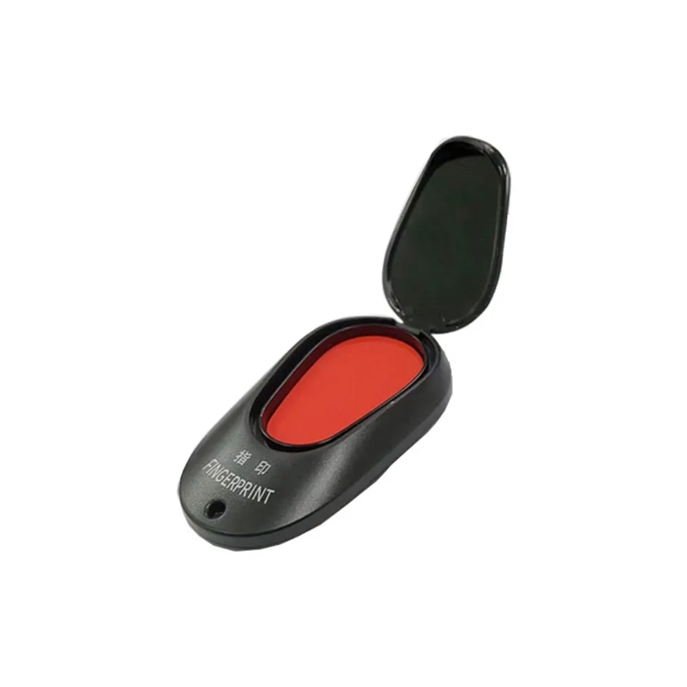 Clear Stamping Mini Fingerprint Ink Pad Quick-dry for Notary Pocket Finger Signature Inkpad DIY Crafts Finger Printing