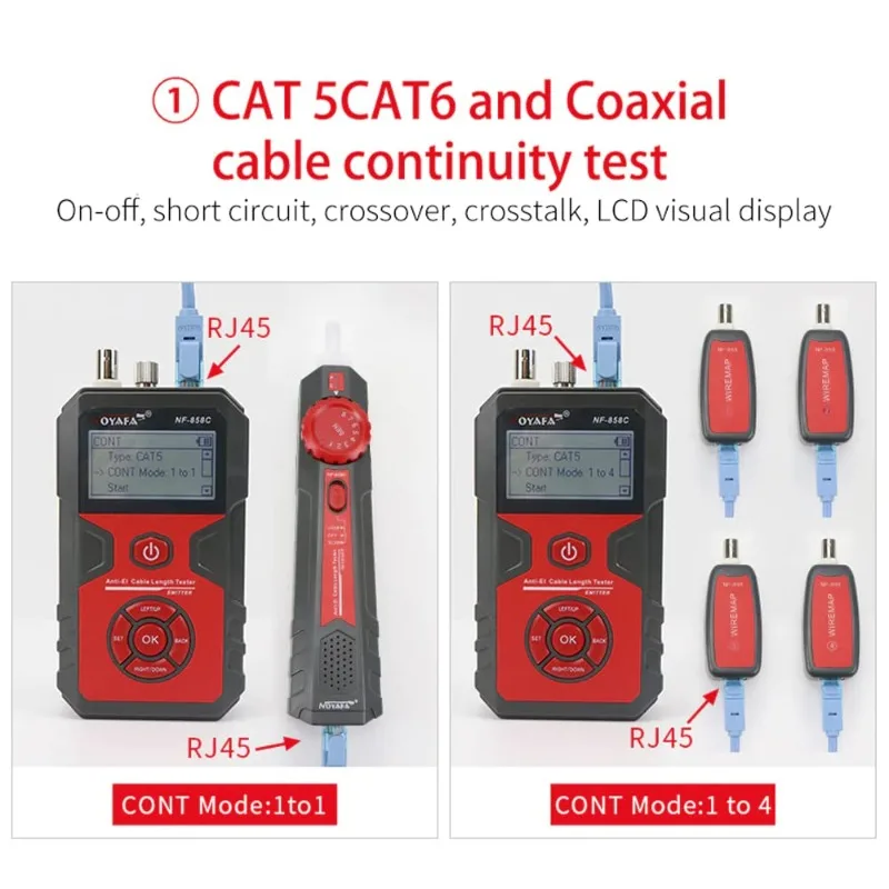 

Network Cable Testers NF-858C Network