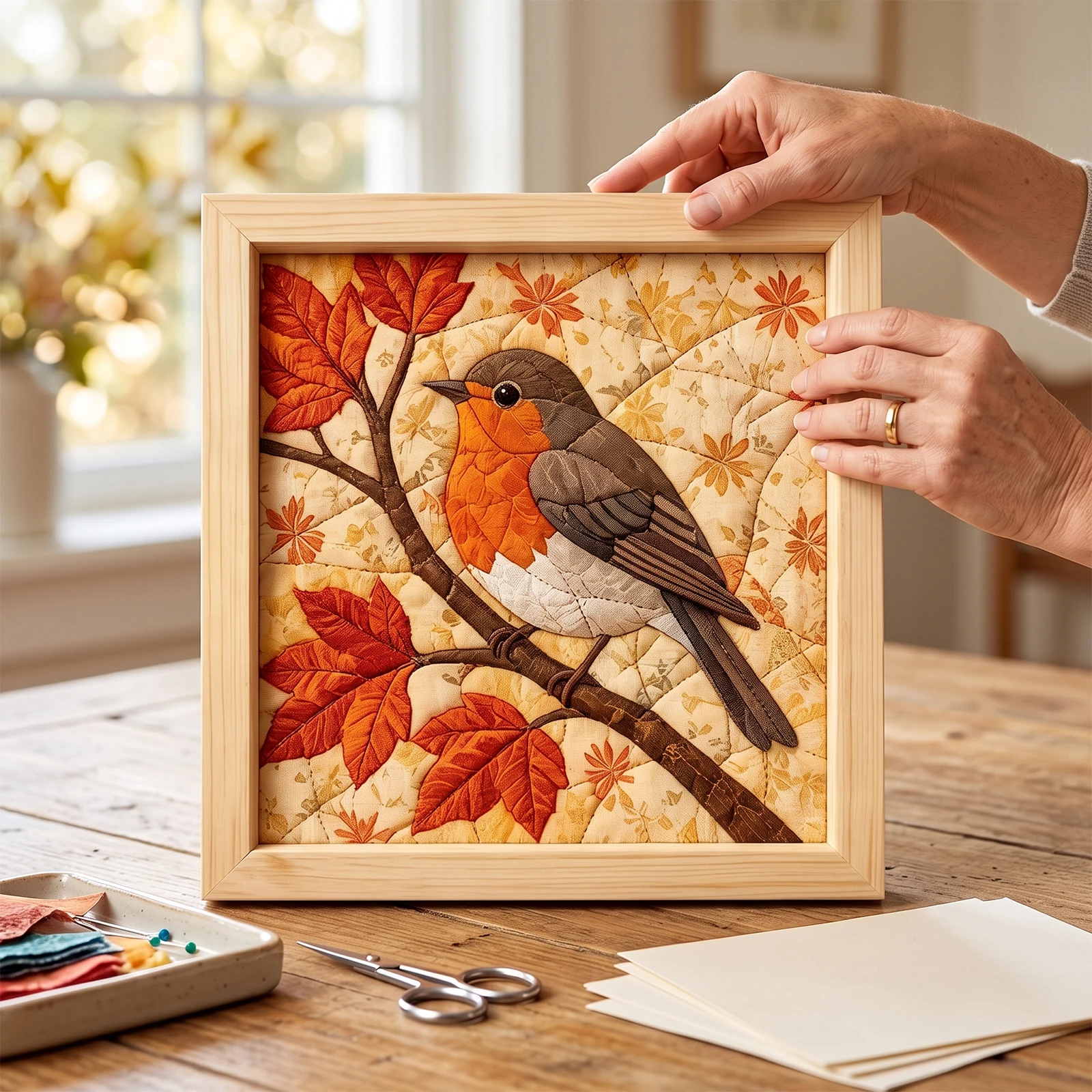 طقم فن الخياطة اليدوية المصنوع - مراجعة Is Sewing Textile Art وسعره