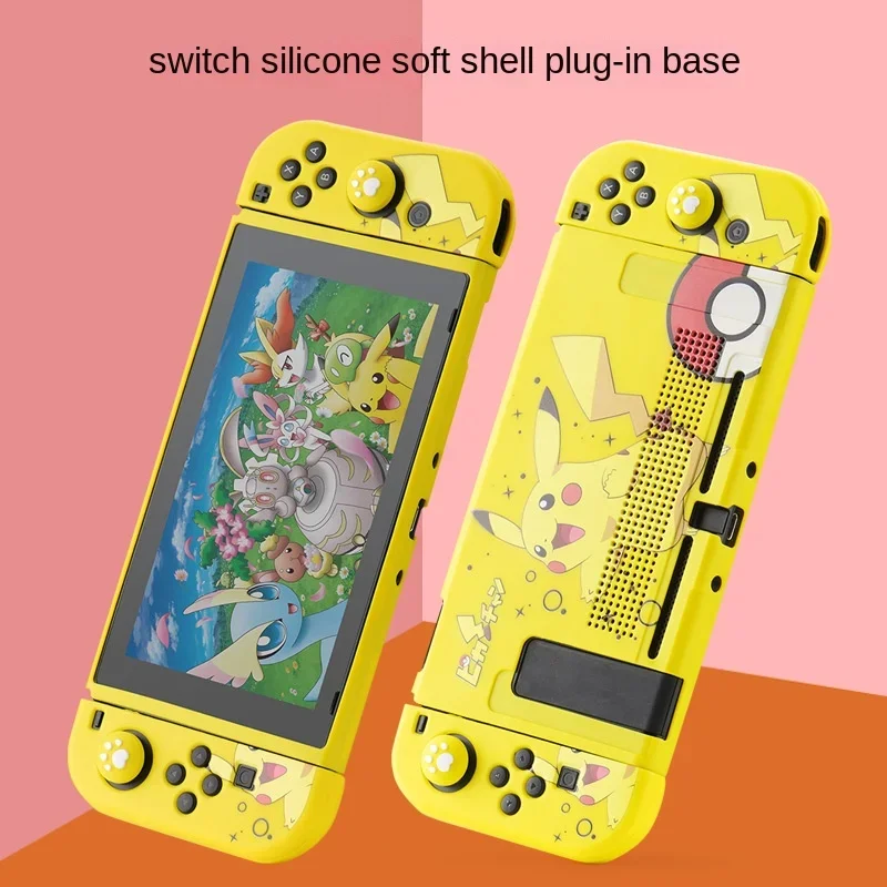 Pokemon Pikachu for Nintendo Switch NS Game Protective Shell Anime Cartoon TPU Protection NS Silicone Case Scratch Resistant