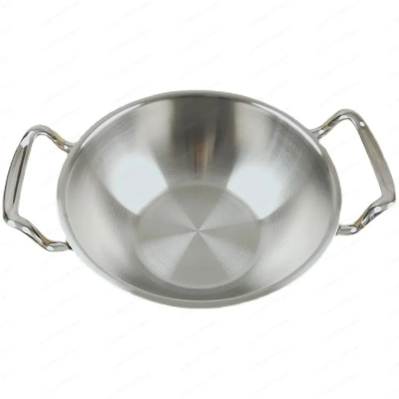 

20 ~ 24 интегрированное формовочное утолщенное 304 сухая маленькая 2 человека маленькая кастрюля для супа вок кастрюля для морепродуктов газовая индукционная плита