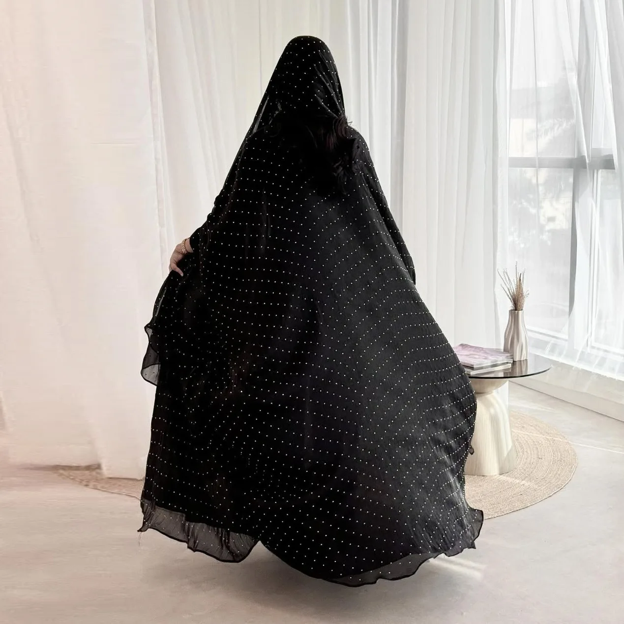 

Dubai Kimono Open Abaya Hijab Dress Muslim Women Diamonds Jalabiya Turkey Kaftan Ramadan Eid Kebaya Caftan Marocain Femme Robe