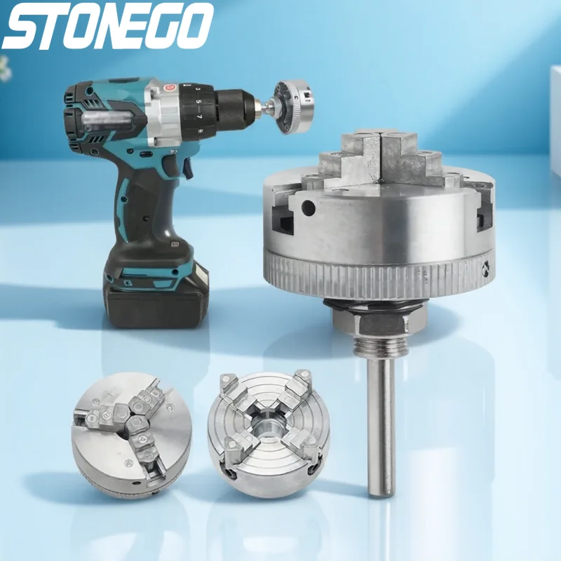 

Heavy Duty Electric Lathe Drill Chuck Self-Centring 3 4 Jaws M12 Linkage for Drilling Tools