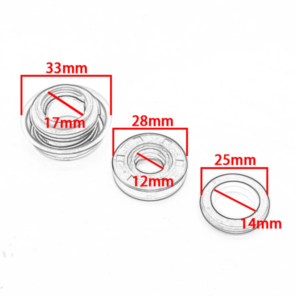 A58X-Motorcycle Water Pump Oil Seal Set For HONDA CB400 CBR400 NC23 NC29 Accessories
