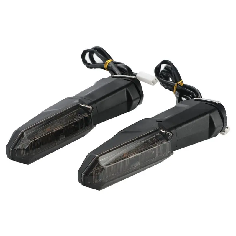 Compact For KAWASAKI Versys 650 1000 X250 X300 Motorcycle LED Turn Signal Indicator Lights Blinkers Accessories A