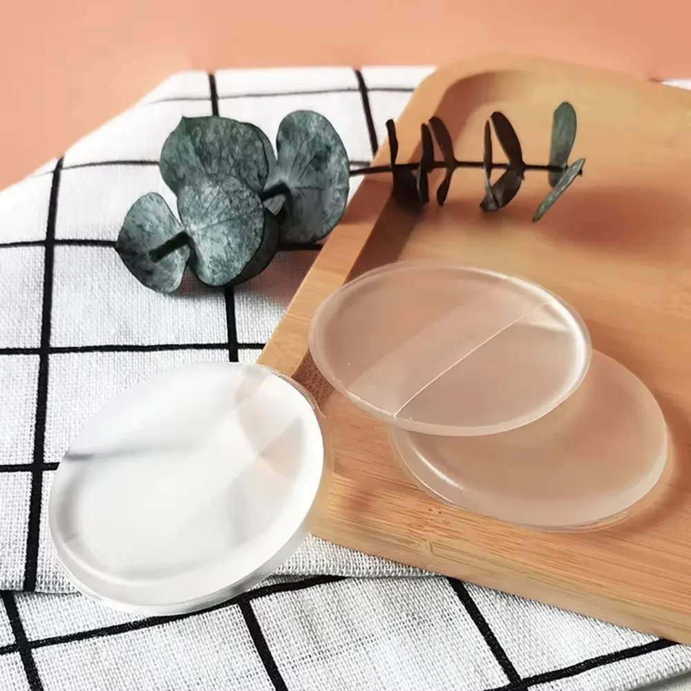 Nieuwe Siliconen Poederdons Transparant Geen Poeder Eetpoeder Jelly Puff Cosmetische Bladerdeeg Gezicht Foundation BB