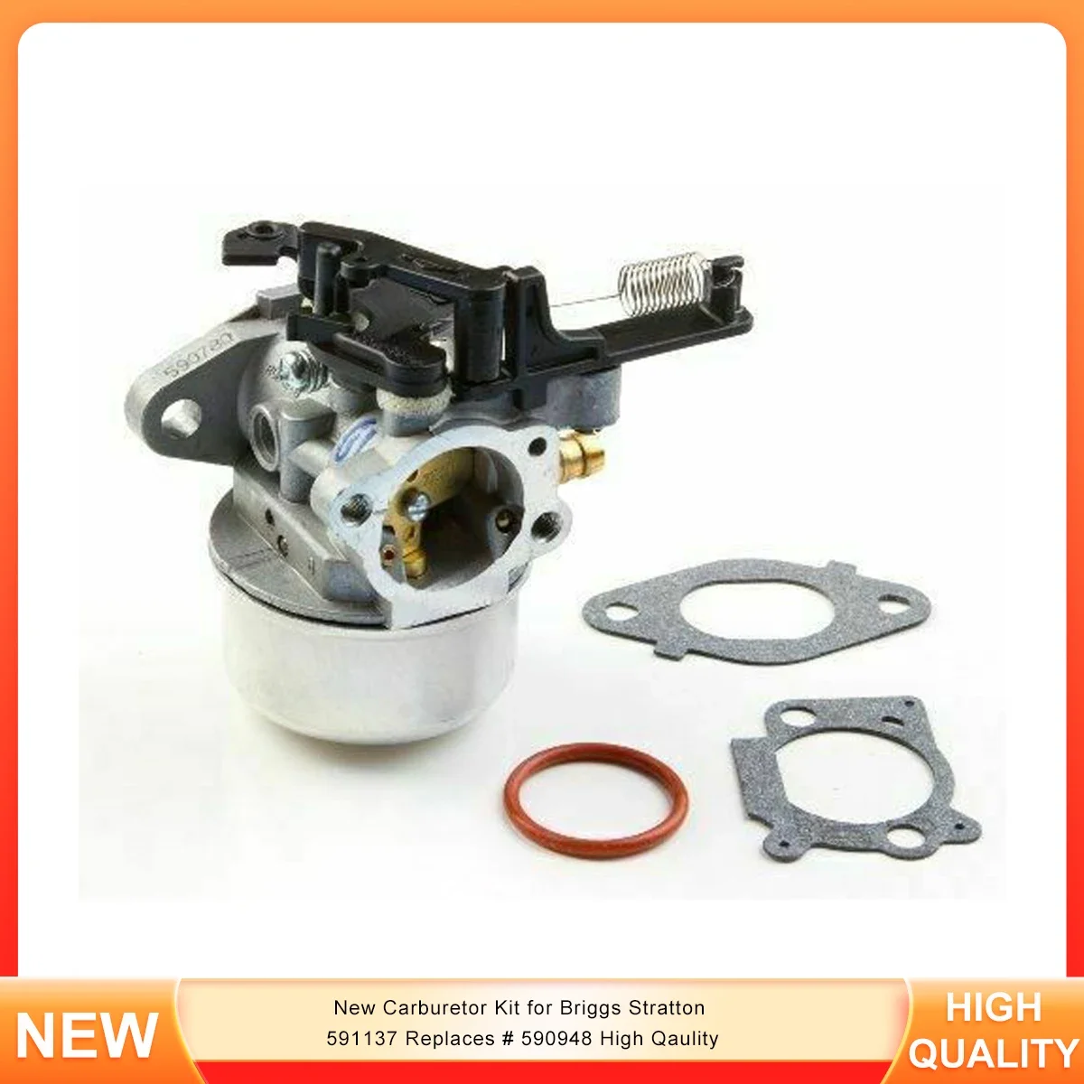 

New Carburetor Kit for Briggs Stratton 591137 Replaces # 590948 High Qaulity