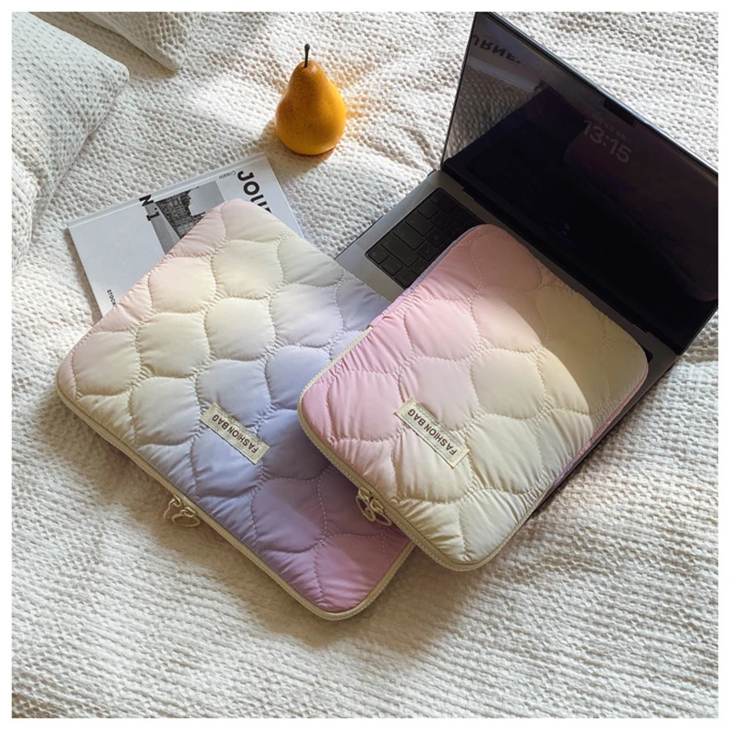 2024 New Tablet Bag For Ipad Air6 Pro11 10.9 10.5 Macbook Air Pro 13 13.3 14 Lenovo Asus HP Dell Portable Laptop Sleeve