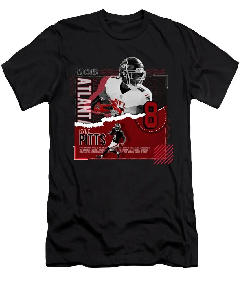 Kyle Pitts Football Paper Poster Falcons T-Shirt