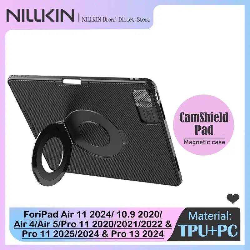 

NILLKIN Case For iPad Air 11 2024/10.9 2020 /Air 4/Air 5 /Pro 11 2020/2021 /2022 & Air Pro 11 2025/2024 & Air Pro 13 2024