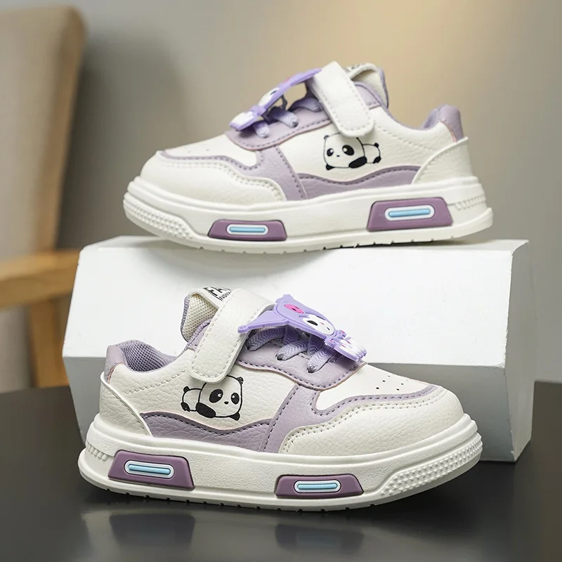 

Girls' shoes 2025 Autumn New style Children's sneakers trendy girls' versatile white sneakers breathable campus sports shoes