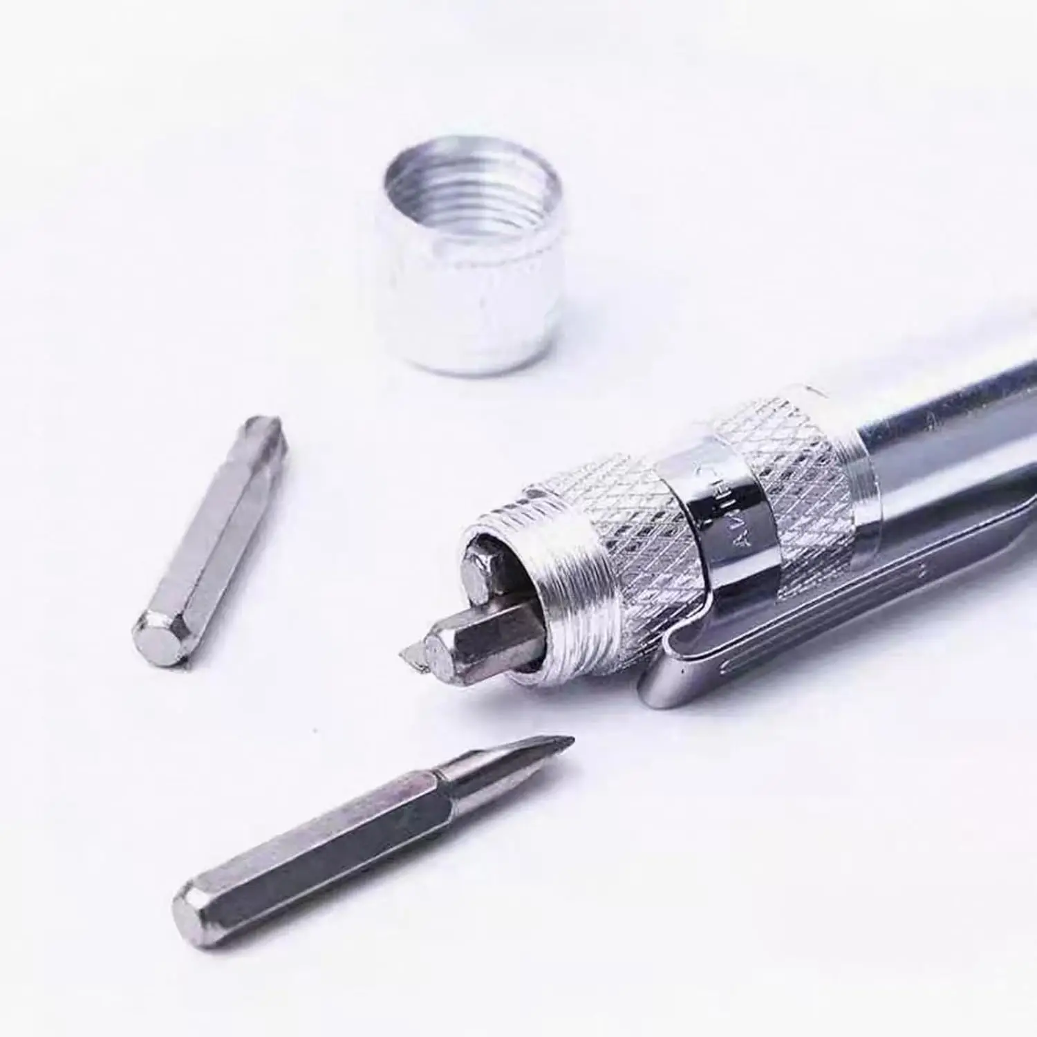 8 in1 ペンドライバーセットアルミ合金ペンタイプ手動多機能ドライバーキットハンドツール