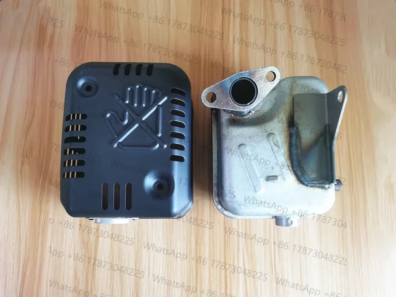 

EX27 Muffler & Cover for Robin EX270 SP270 Wacker WM270 9HP engine motor water pump exhaust muffler shroud complete