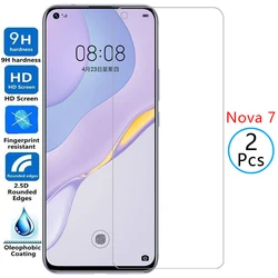 protective tempered glass for huawei nova 7 5g screen protector on nova7 film huawey huwei hawei huawi huawe huawai hawawi honor