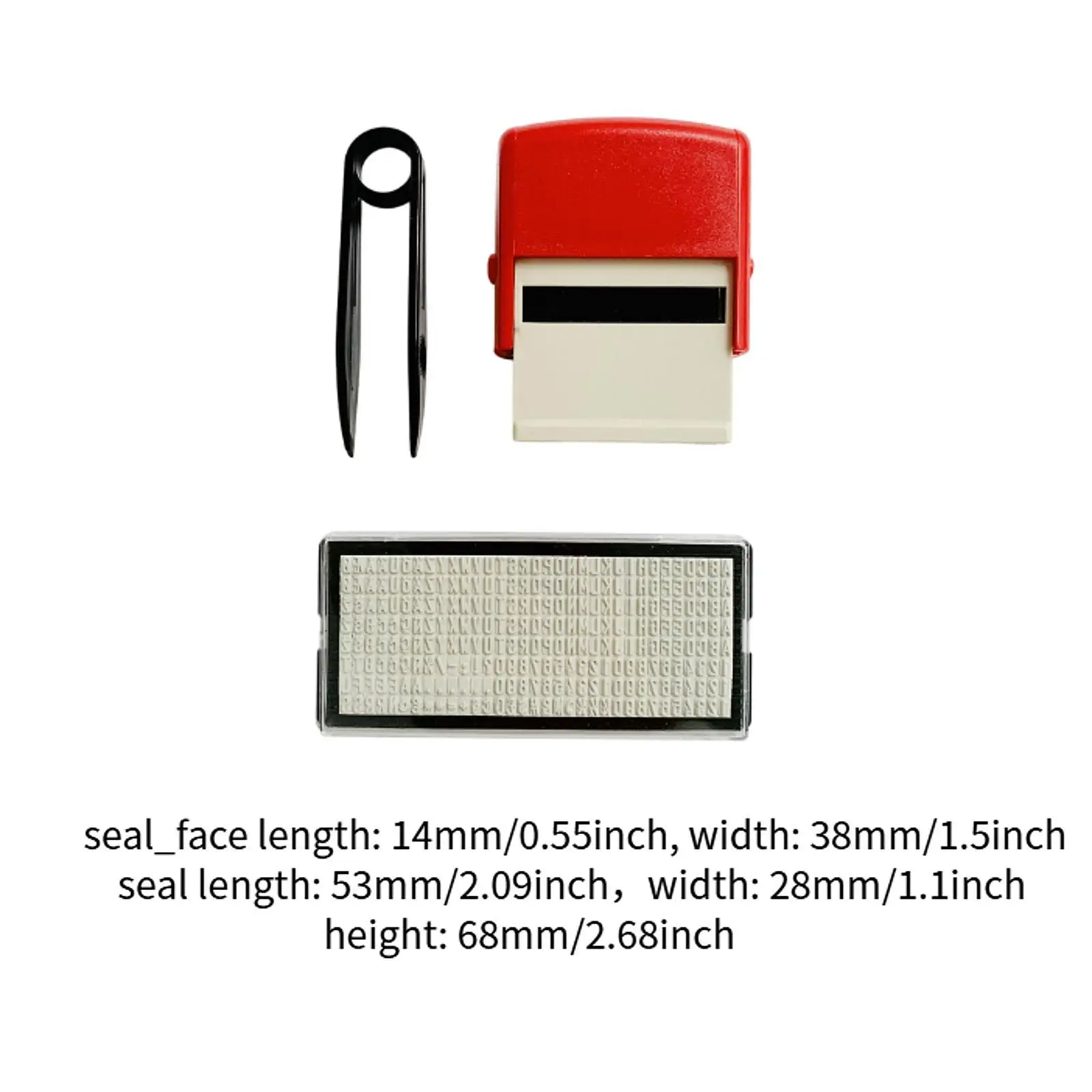 

Self Inking Stamp DIY Stamp Kit Number Compact Stationary Professional Inking Stamp DIY Custom for Parents School Office