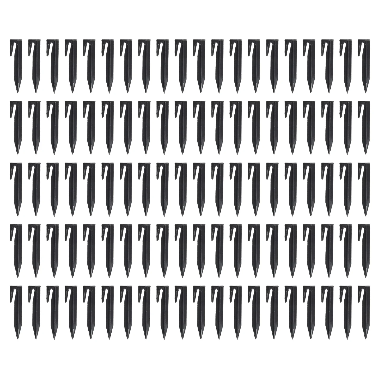 Lawn Mower Boundary Pegs 100 Pack for Robotic Mowers Weather Resistant Plastic Ground Anchors for Boundary Wires