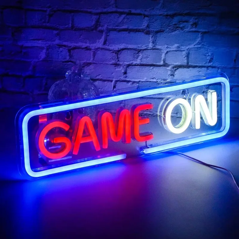 

Powered Cool Colorful Game Neon Sign Acrylic Art Wall Decor for Bedroom Game Room Living Room Bar Party-Boys Gift
