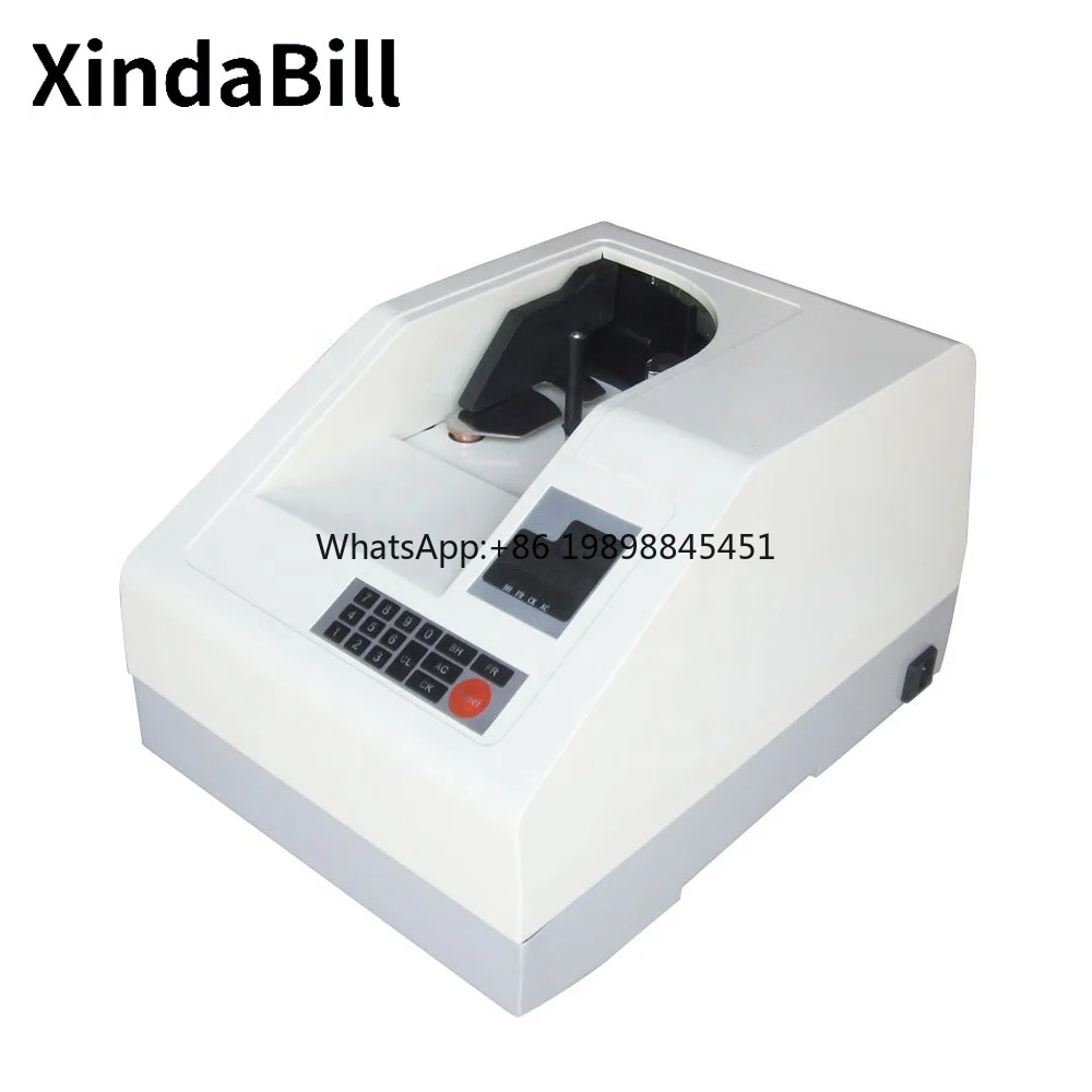 

VE-870 Multi-Currencies Money Counter Machine Bundle Strapping Cash Bill Banknote Vacuum Counting