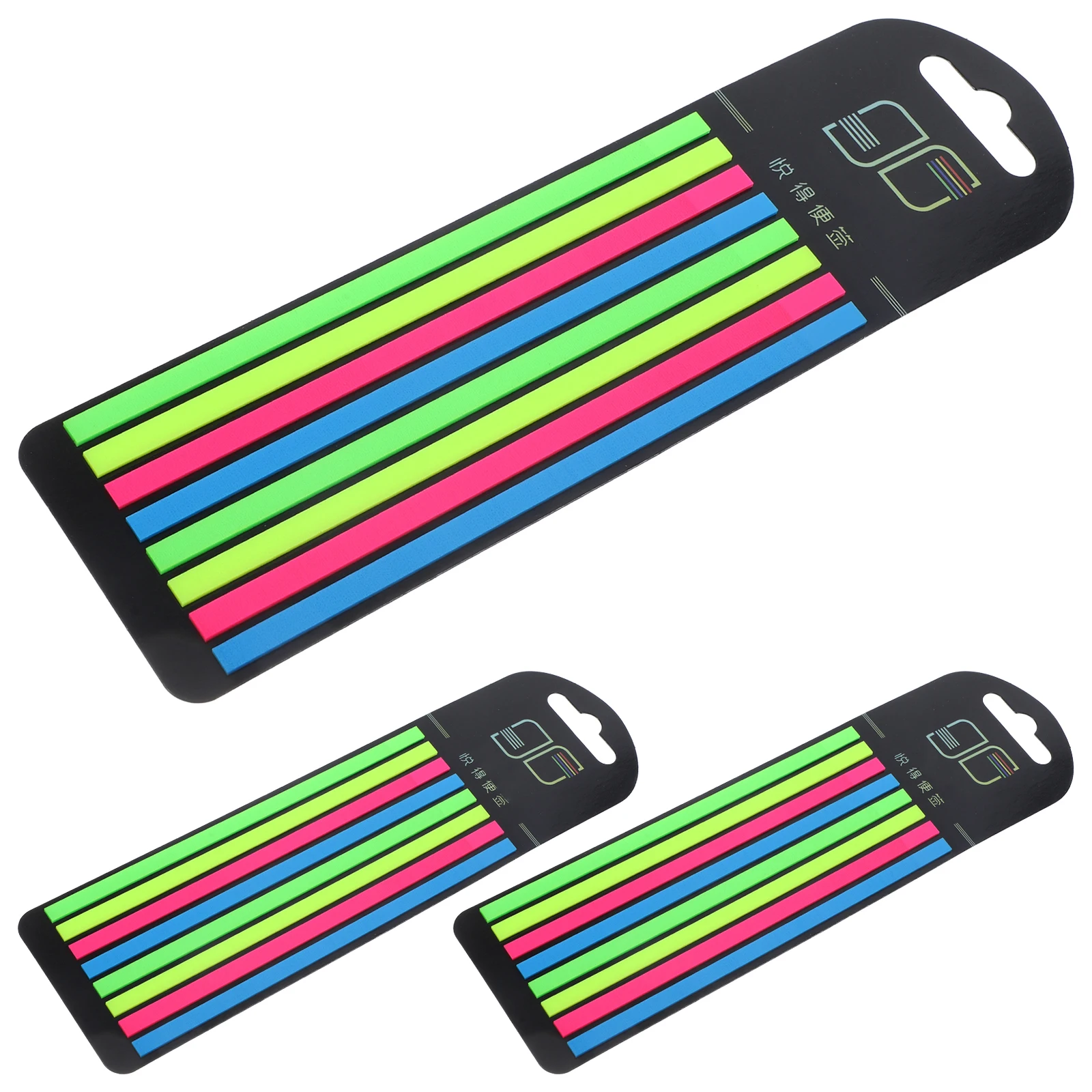 

3 Boxes Various Styles Fluorescence Page Markers Professional Highlight Strips Book Accessory Learning Accessory For Children