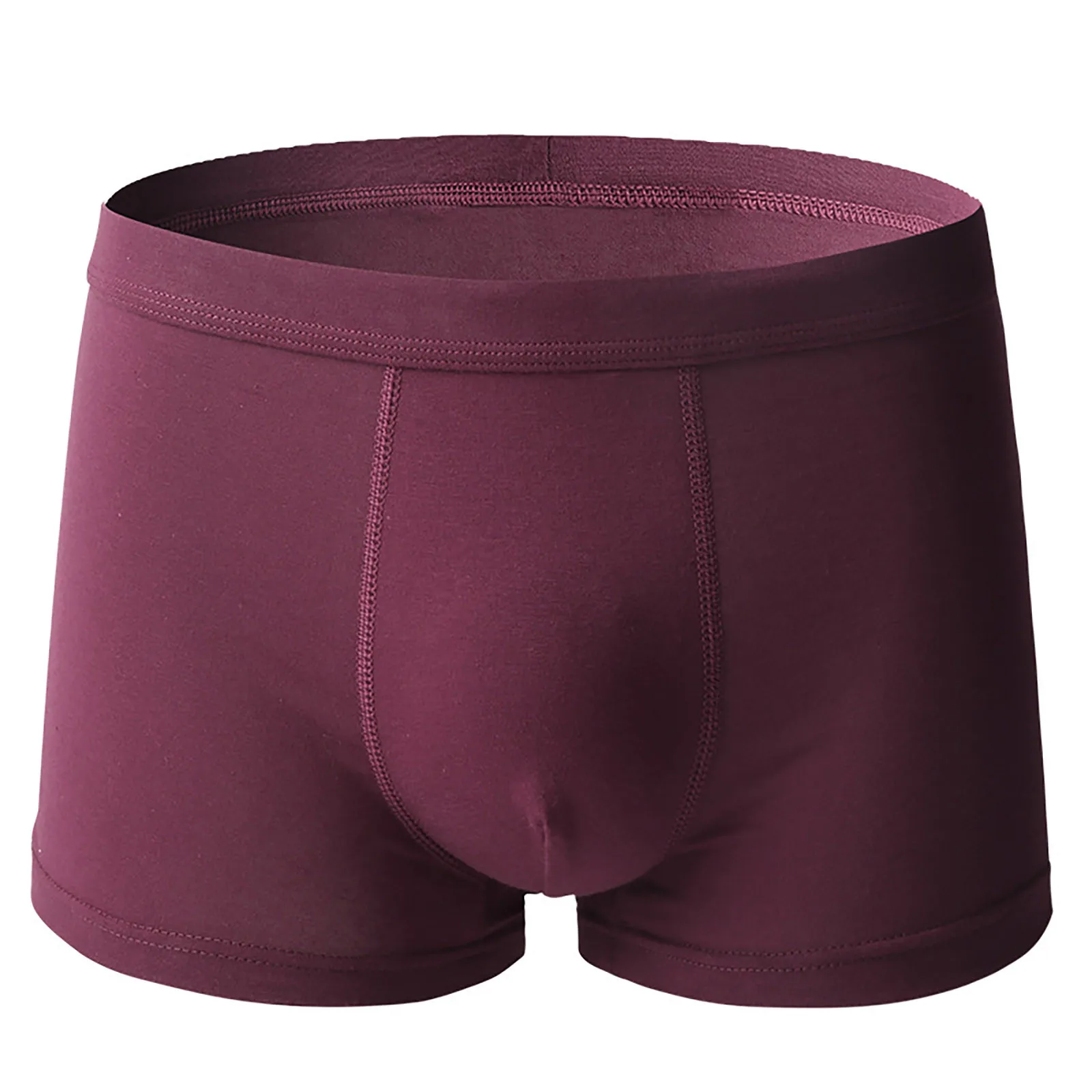 

6PCS Solid Color Boxer Briefs Men's Panties Fashion Underwear Underpants Sexy Trunks High Quality Briefs