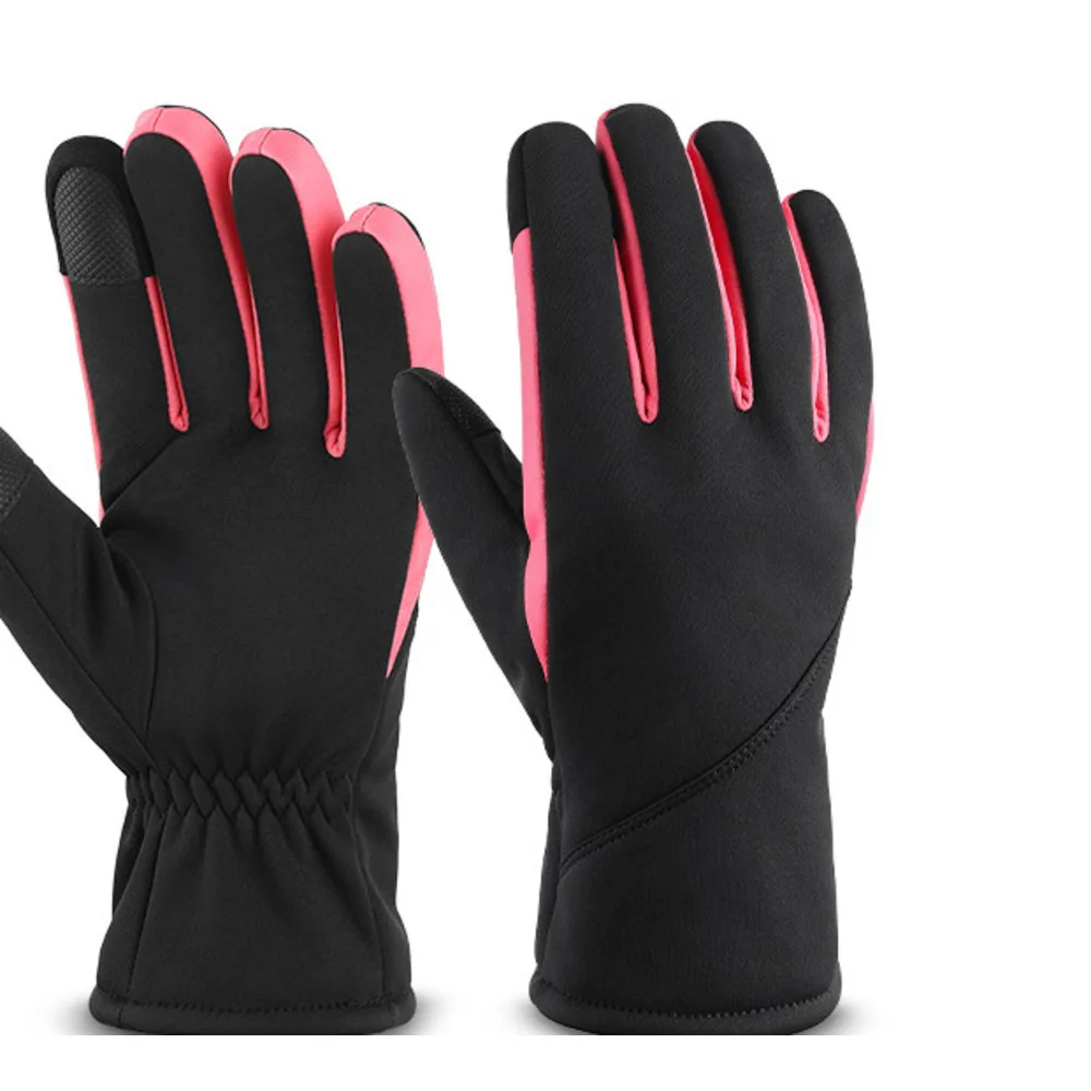 Winterwarm met dikke fluwelen, winddicht en spatwaterdicht, casual hondenwandelsporthandschoenen voor mannen en vrouwen_voghion.com