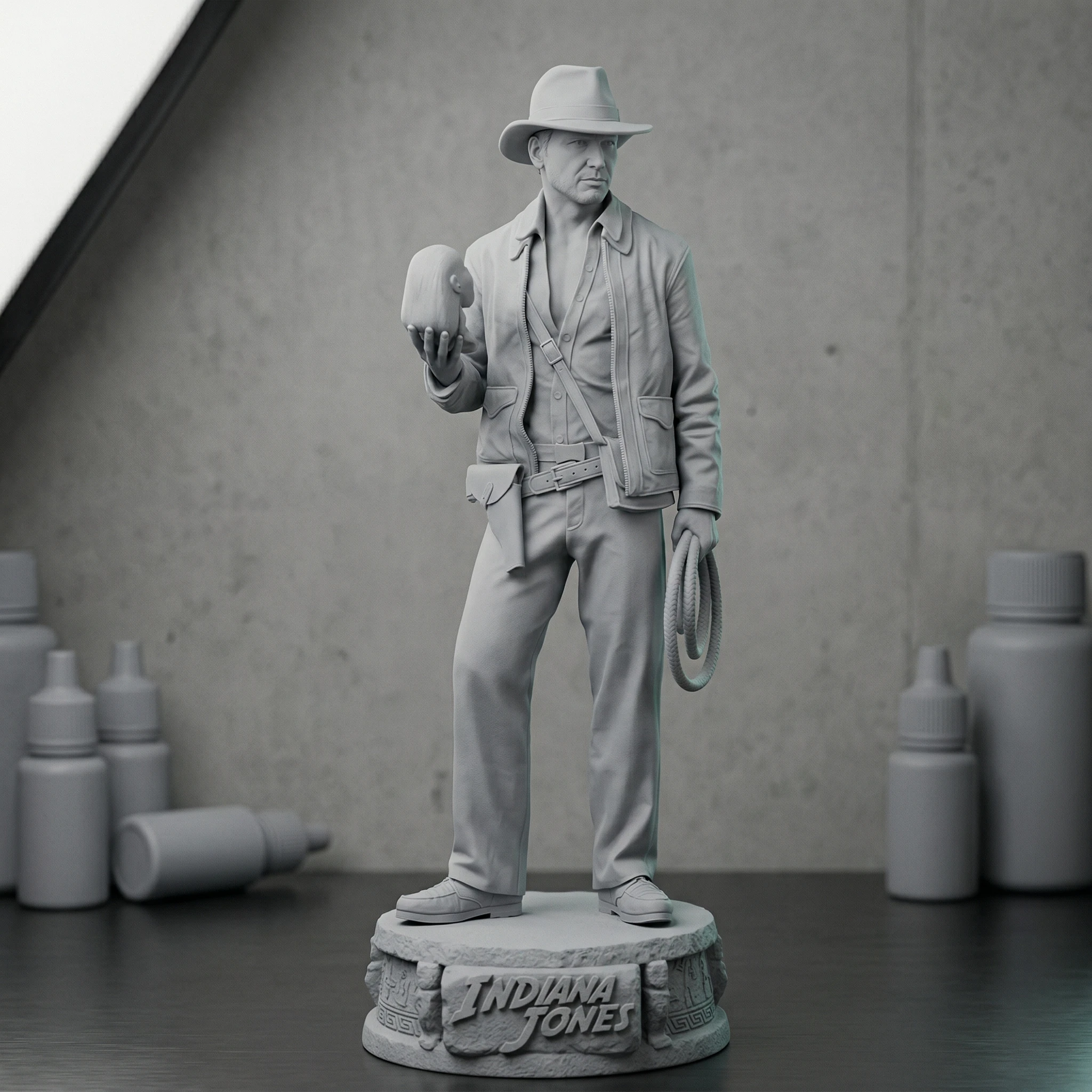 1/24 1/18 1/12 Explorer Jones Unpainted Unassembled 3D Printing Model Garage Kits  (Requires Painting and Assembly)