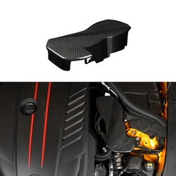 Carbon Fiber Engine Room Wire Protection Cover for Toyota Supra A90 GR MK5 Car Hood Modification Parts Engine Room Harness Cover