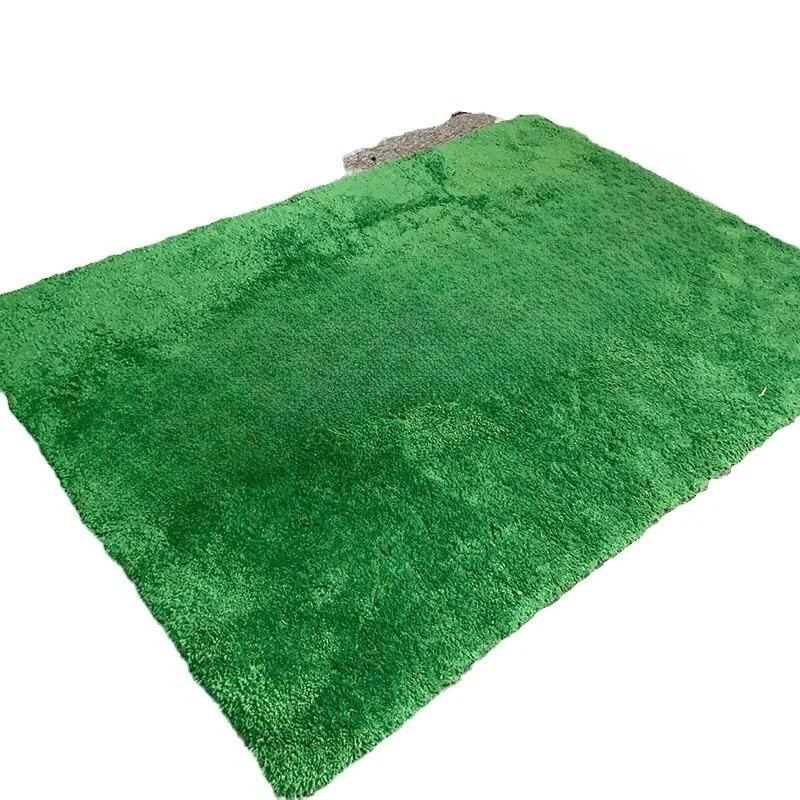 

Wet grass green grass trend carpet plush floor mat European style