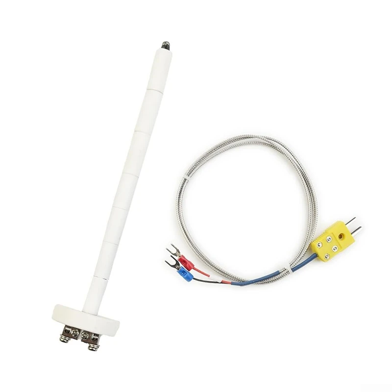 A03F 2X Heavy Duty K Type Thermocouple Probe High Temperature Measurement -58 to 2372°F for Kiln Furnace