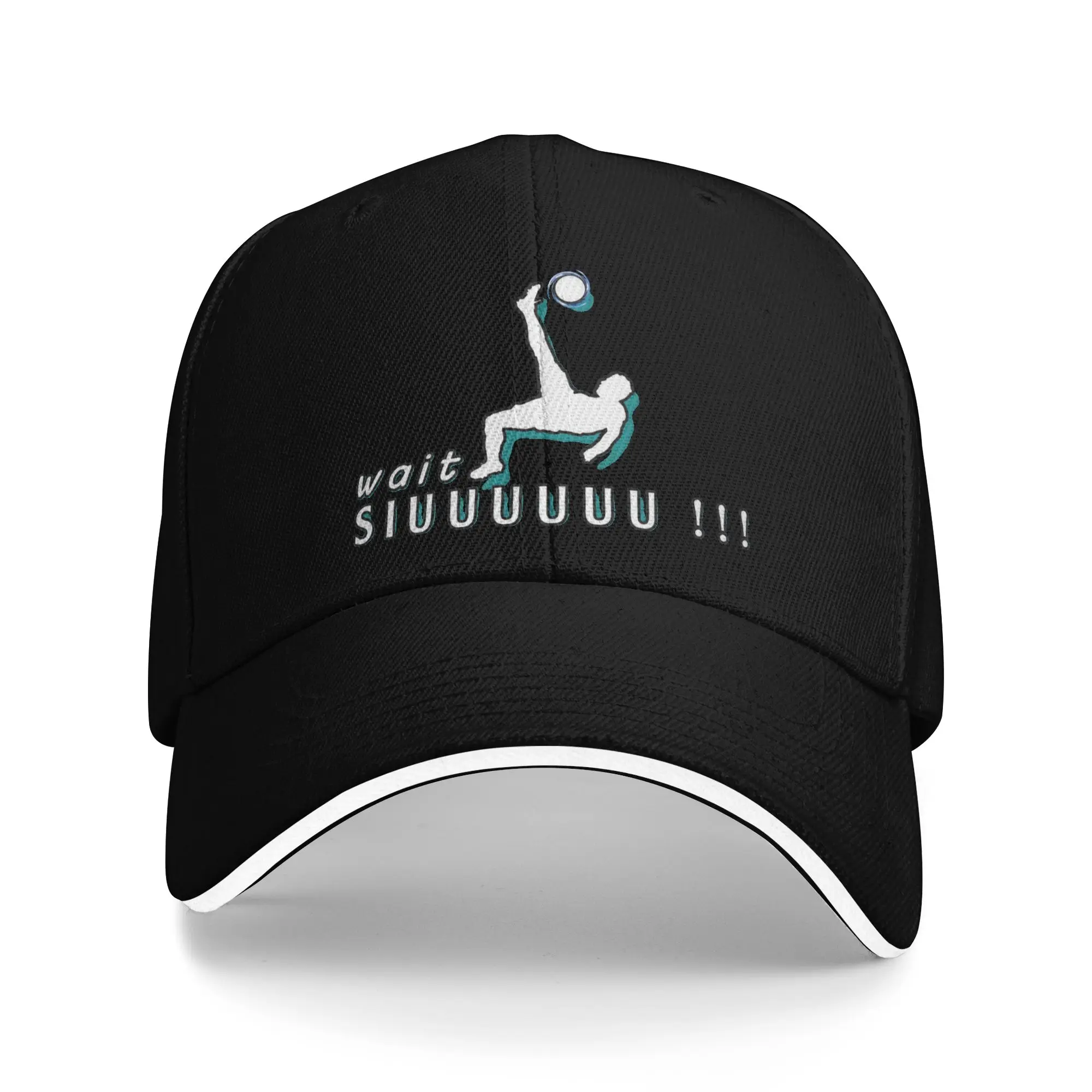Women Men Wait Siuuu CR7 Goal Cristiano  Outdoor Hat Spring  Sun Baseball Caps Casual Baseball Cap Fashion Snapback Hats