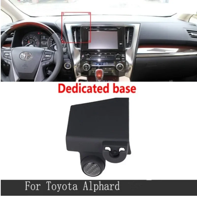 Car Phone Holder for Toyota Alphard  30 AH30 2018 2019 2020 2021 2022 Bracket Support Vellfire Car Accessories