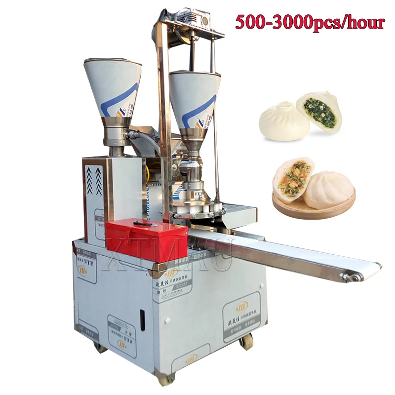 Full Automatic Baozi Machine Steamed Stuffed Bun Maker Momo Filling Making Manufacturer