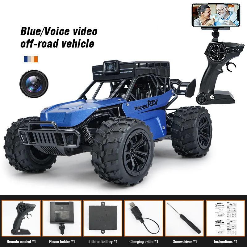 

Rc Car with Camera Hd 1080P App Remote Control High Speed Drift Wifi Fpv Cars Climbing Off-Road Trucks Toys for Boys Children