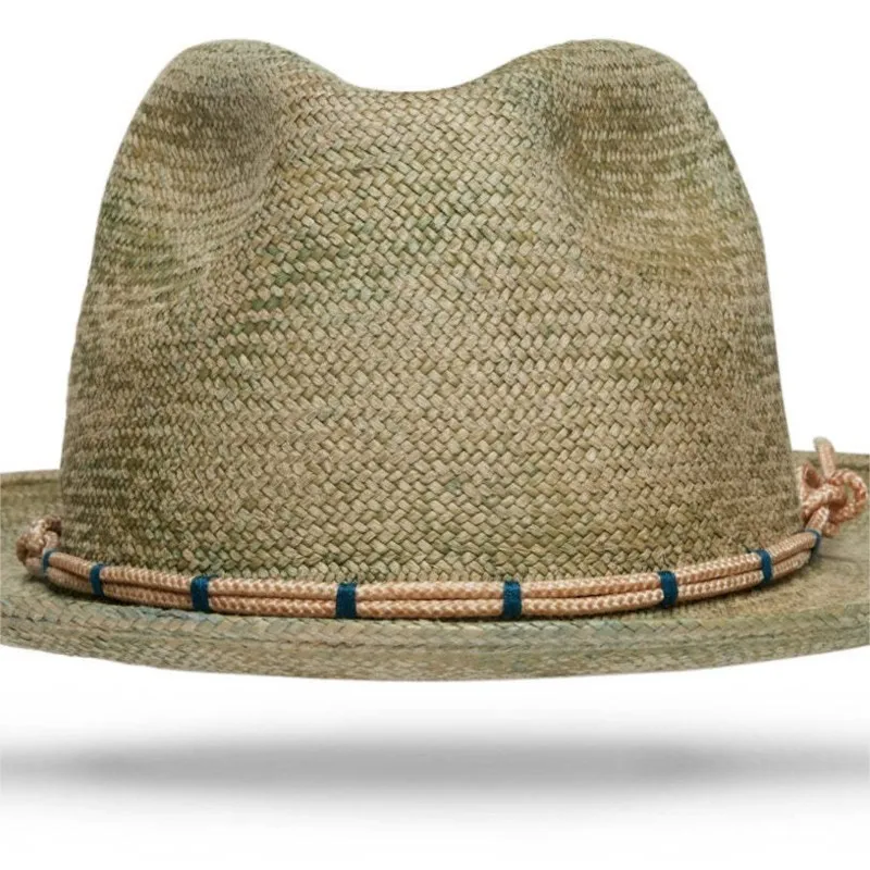 Fashionable solid color ribbon decorated hat