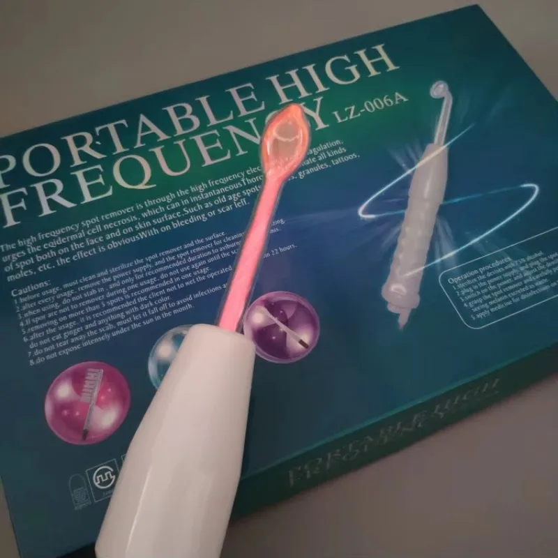 High Frequency Electrotherapy Facial Beauty Machine Neon Argon Wands