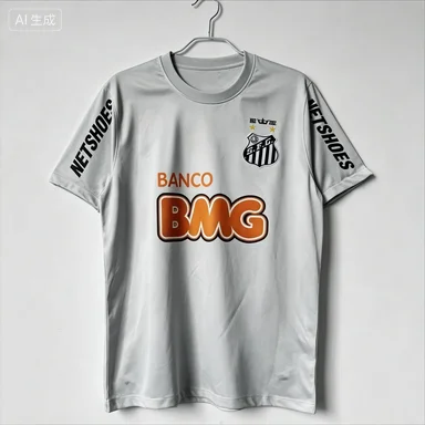 Herren T-Shirt 2026 Sommer Klassisches 11 Nummer Spieler Aufdruck Santossi Baumwolle Fußballtrikot Retro Fußball T-Shirt Herren Damen Kleidung – Detail 9