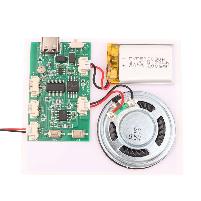 300 Second Recording Playback Module Key Recording Greeting Card Sound Recorder Board Clear Sound Quality