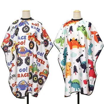 Bambini Cartoon Taglio di capelli Parrucchiere Mantella Professionale Taglio di capelli Salone Barbiere Avvolgere Abito da taglio impermeabile Cura dei capelli Forniture per lo styling