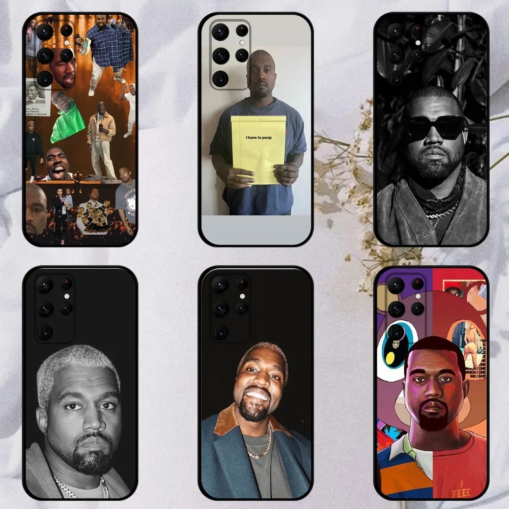 K-Kanye West Ye  Phone Case For Samsung S23,23,22,30,21,10,9,Note20 Ultra,Lite,Ultra,5G,Plus,FE,Black Soft Case