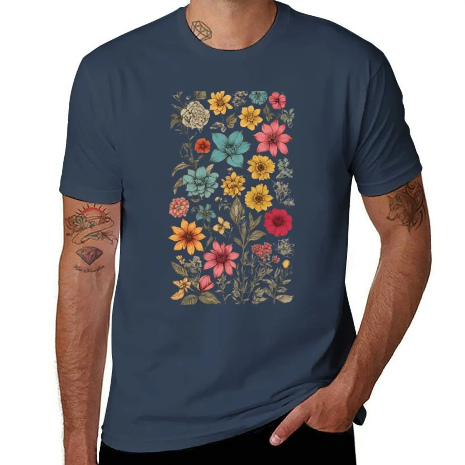 

Petal Palette: Blossoming Beauty T-Shirt Collection T-Shirt mens graphic t shirts t shirt man plain T-Shirt